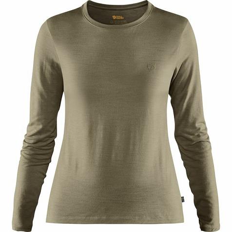 Fjallraven Women Abisko T-Shirt Light Olive PH47761 Philippines